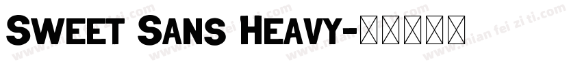 Sweet Sans Heavy字体转换